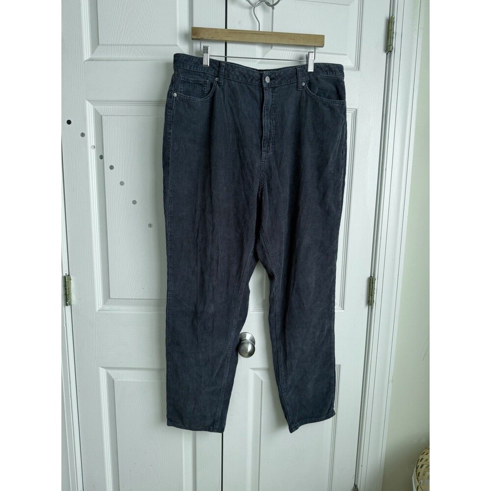 BDG Corduroy Men's Bootcut 34 Pants Relaxed Fit Gray Color
